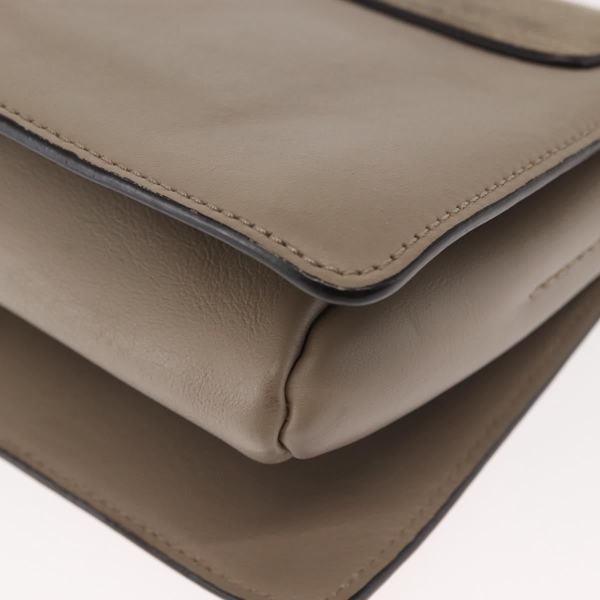 Chloe Faye Shoulder Bag Leather and Suede, BEIGE, SUEDE, Shoulder bag