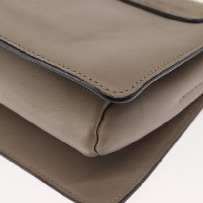 Chloe Faye Shoulder Bag Leather and Suede, BEIGE, SUEDE, Shoulder bag