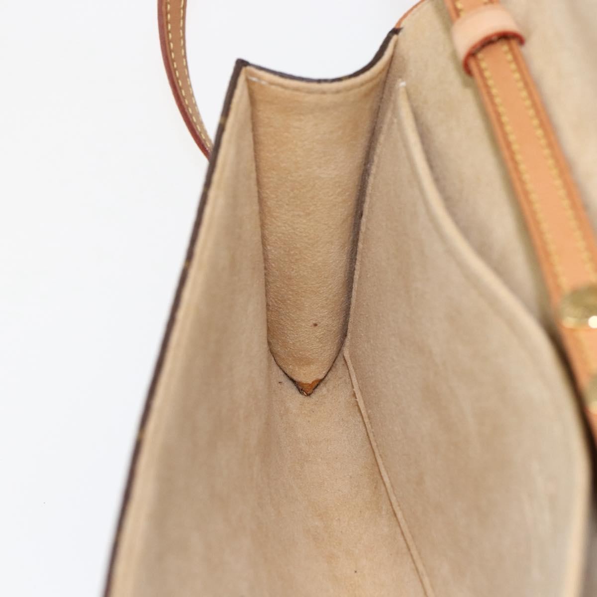 Louis Vuitton Twin Handbag Monogram Canvas, BROWN, CANVAS, Clutche & pouche