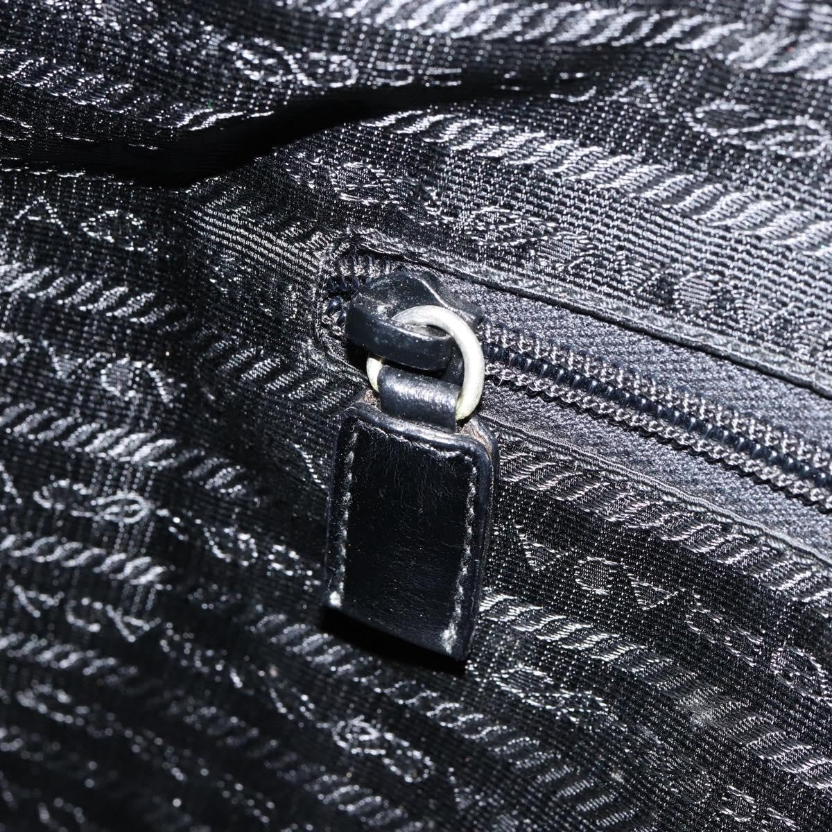 Prada Vintage Handbag Leather, BLACK, LEATHER, Shoulder bag