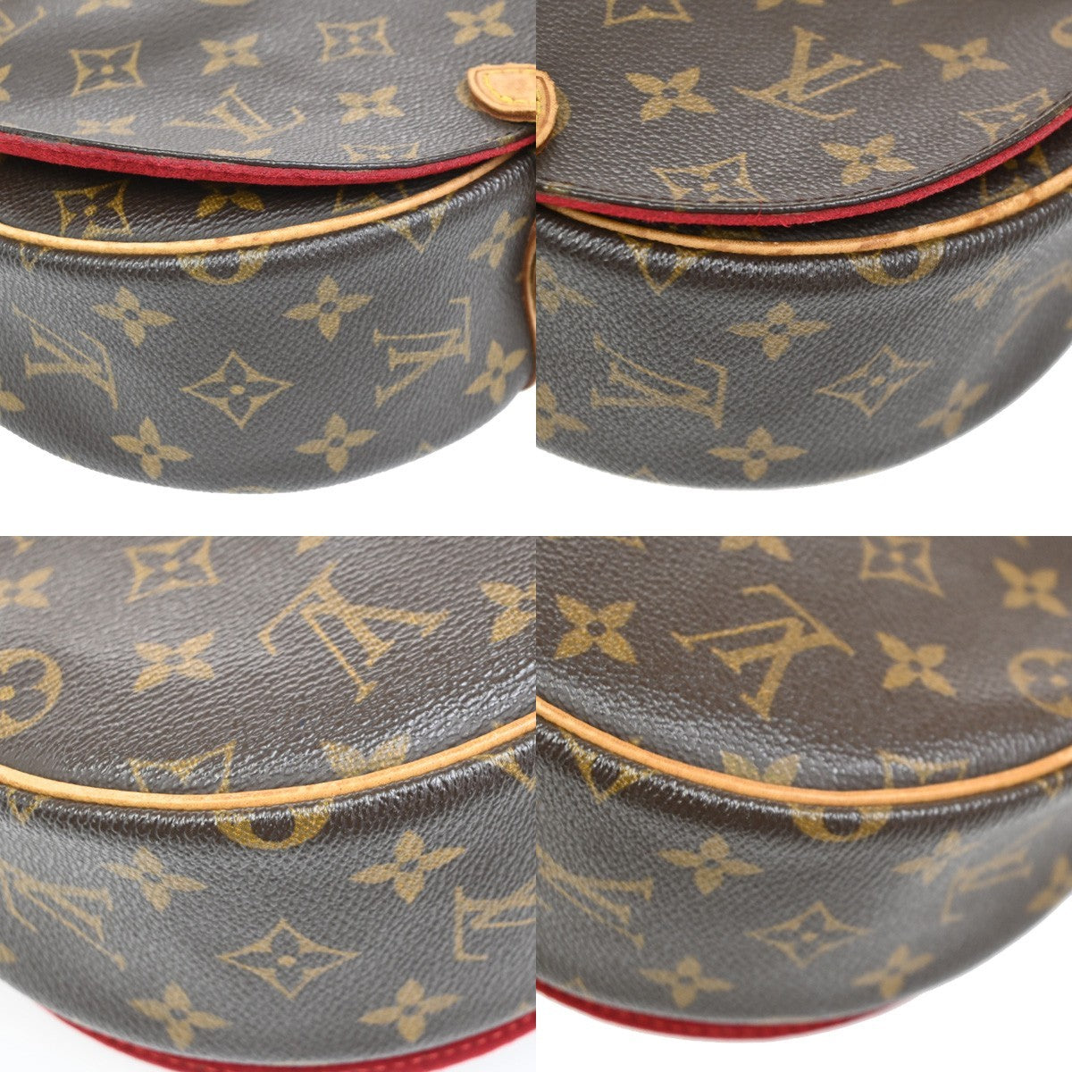 Louis Vuitton Tambourine Handbag Monogram Canvas, BROWN, CANVAS, Shoulder bag