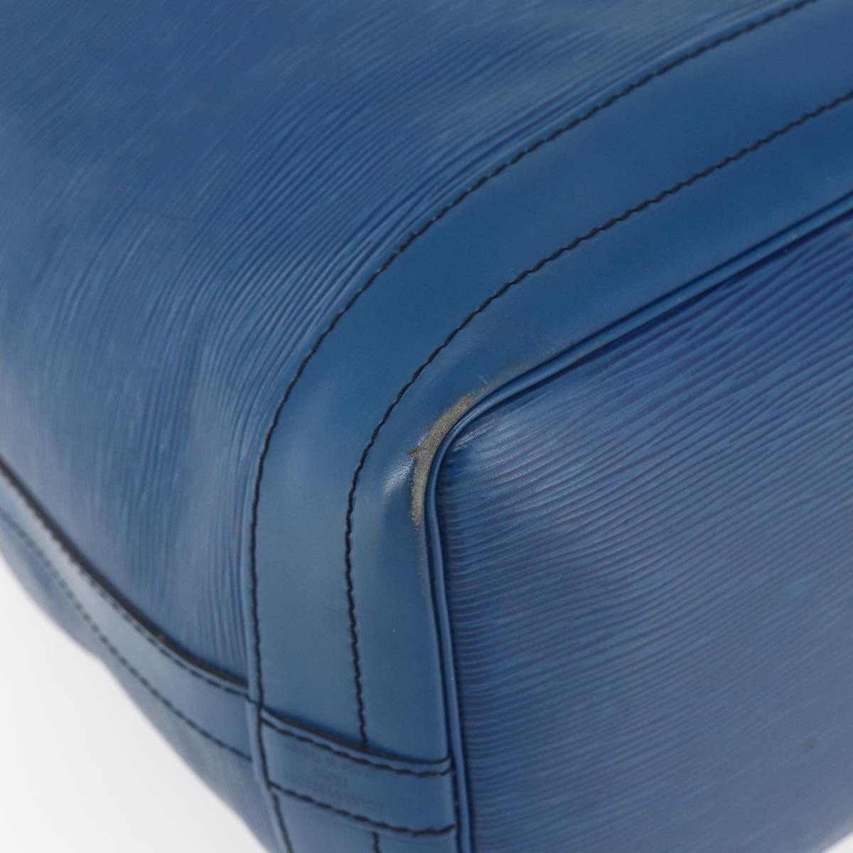 Louis Vuitton Noe Handbag Epi Leather, BLUE, LEATHER, Shoulder bag