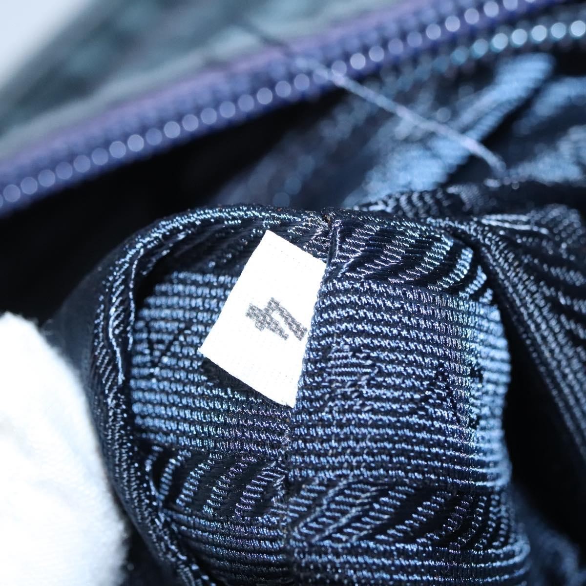 Prada Vintage Tote Tessuto, NAVY, NYLON, Tote bag