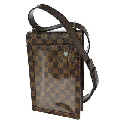 Louis Vuitton Portobello Messenger Damier, BROWN, CANVAS, Shoulder bag