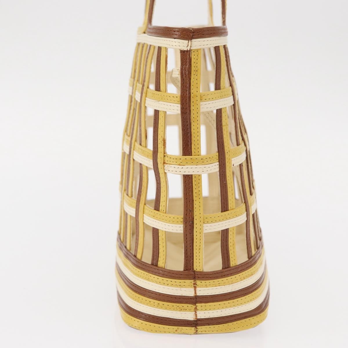 Prada Vintage Handbag Leather, BROWN, LEATHER, Handbag