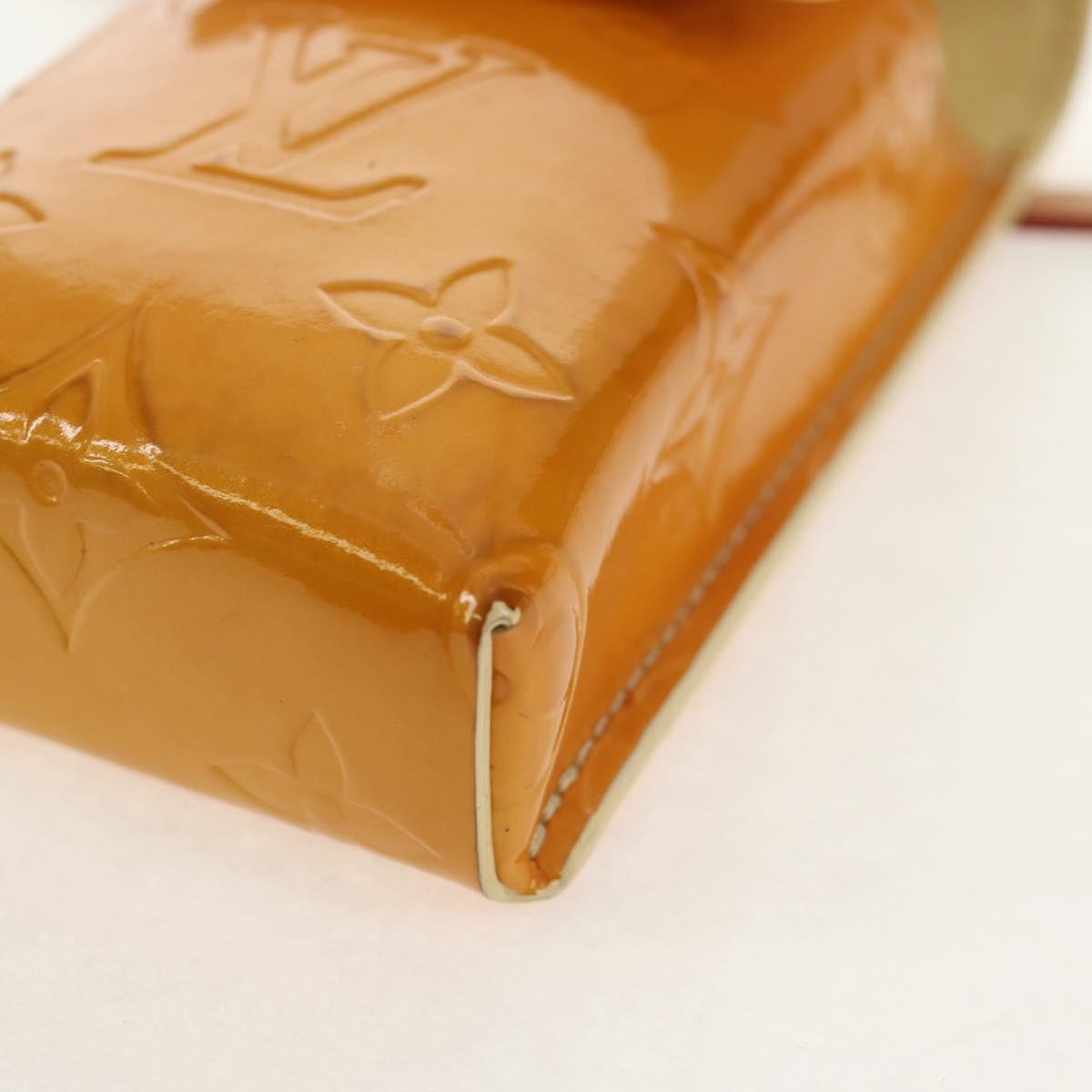 Louis Vuitton Walker Cigarette Case Holder Monogram Vernis, YELLOW, PATENT_LEATHER, Clutche & pouche