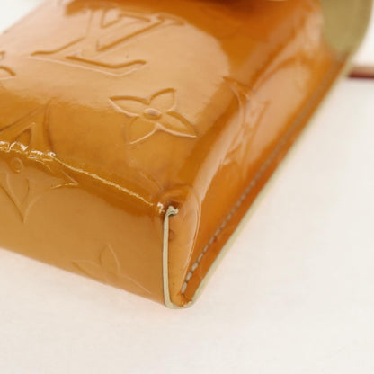 Louis Vuitton Walker Cigarette Case Holder Monogram Vernis, YELLOW, PATENT_LEATHER, Clutche & pouche