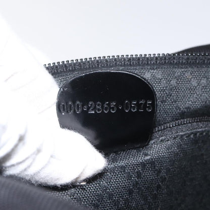 Gucci Bamboo Top Handle Tote Nylon, BLACK, NYLON, Tote bag