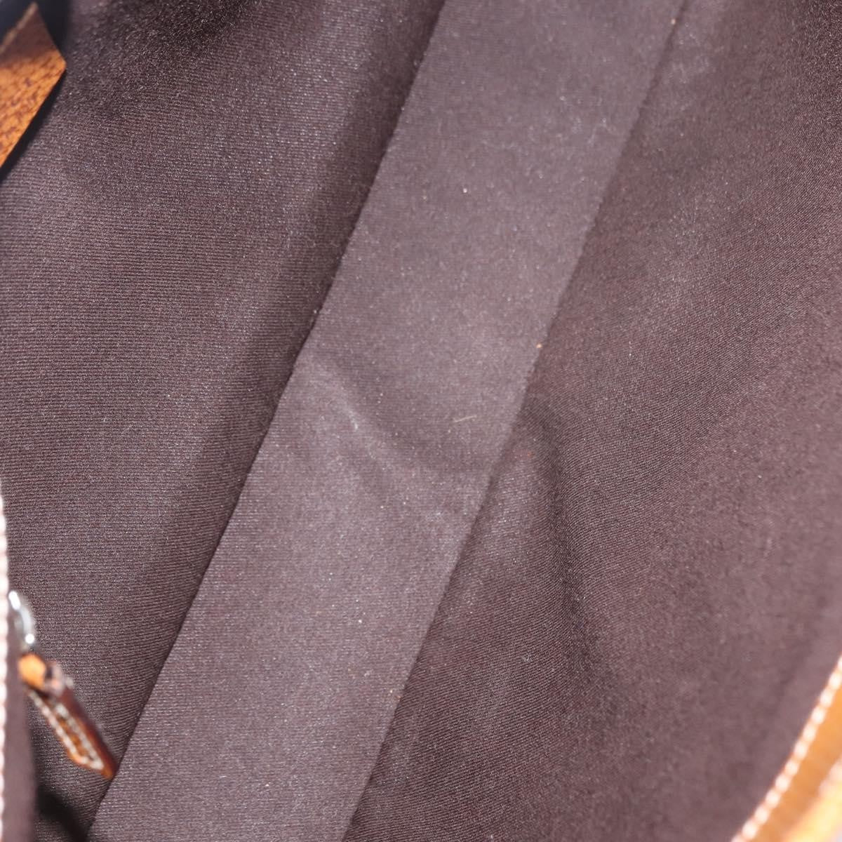 Gucci Vintage Ring Tote GG Canvas with Leather, BEIGE, CANVAS, Tote bag