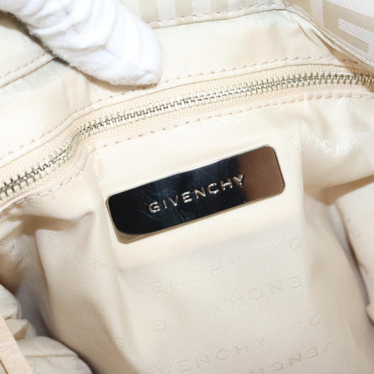 Givenchy 4G shoulder Bag Leather, BEIGE, NYLON, Shoulder bag