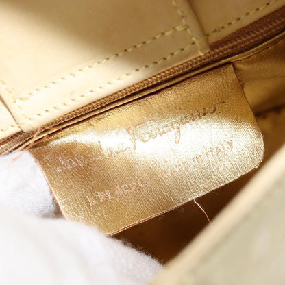 Salvatore Ferragamo Vala Handbag Suede, GOLD, SUEDE, Handbag