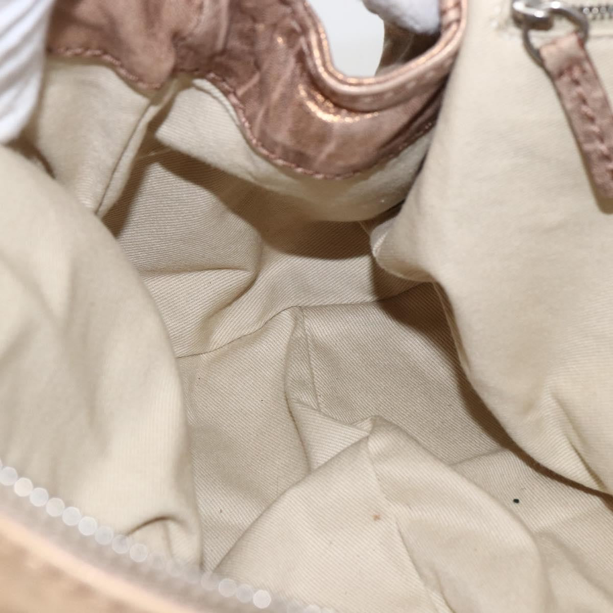 Chloe Pure Paddington Satchel Leather, GOLD, LEATHER, Handbag