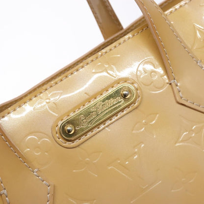 Louis Vuitton Wilshire Handbag Monogram Vernis, BEIGE, PATENT_LEATHER, Handbag