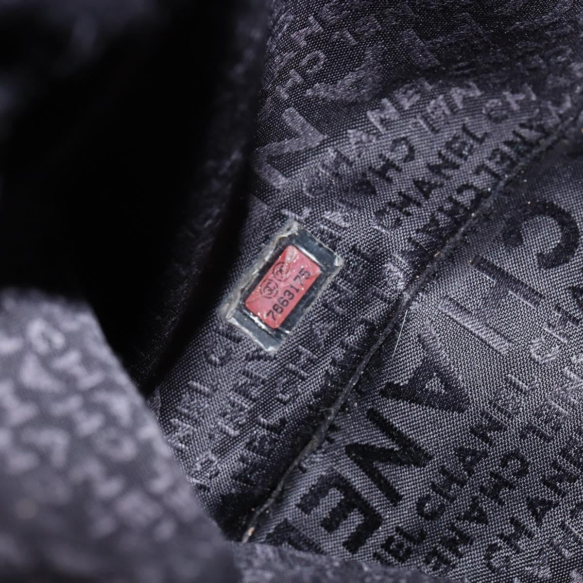 Chanel Square Stitch Tassel Hobo Quilted Leather, BLACK, LEATHER, Handbag