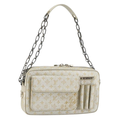 Louis Vuitton McKenna Shoulder Bag Mini Lin, GOLD, CANVAS, Shoulder bag
