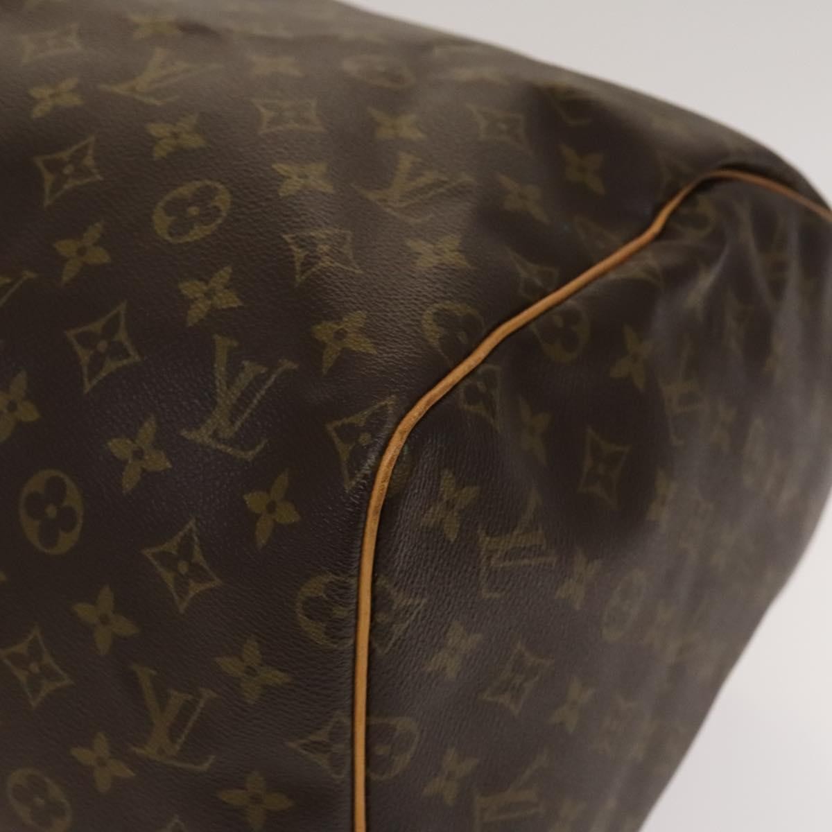 Louis Vuitton Keepall Bag Monogram Canvas, BROWN, CANVAS, Travel bag
