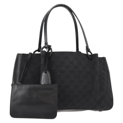 Gucci GG Canvas Bag Canvas, BLACK, CANVAS, Tote bag