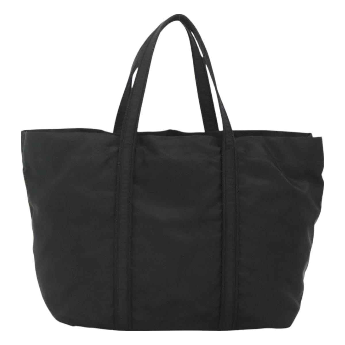 Prada Vintage Tote Tessuto, BLACK, NYLON, Tote bag