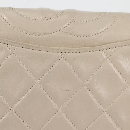 Chanel Vintage Tassel Flap Bag Quilted Lambskin, GOLD, LAMB_SKIN, Handbag
