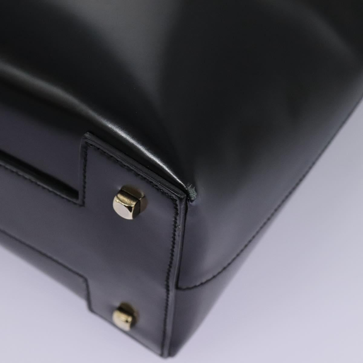 Salvatore Ferragamo Gancini handbag Patent leather, BLACK, PATENT_LEATHER, Handbag