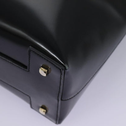 Salvatore Ferragamo Gancini handbag Patent leather, BLACK, PATENT_LEATHER, Handbag