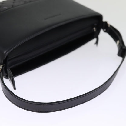 Burberry Vintage Shoulder Bag Leather, BLACK, LEATHER, Shoulder bag