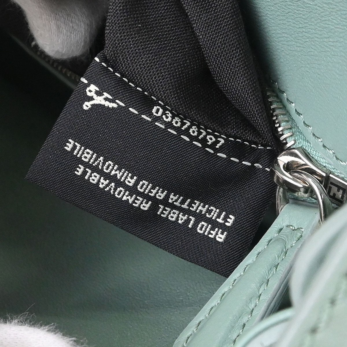 Fendi Peekaboo Bag Leather, Green, Leather, Handbag