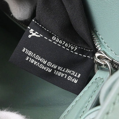 Fendi Peekaboo Bag Leather, Green, Leather, Handbag