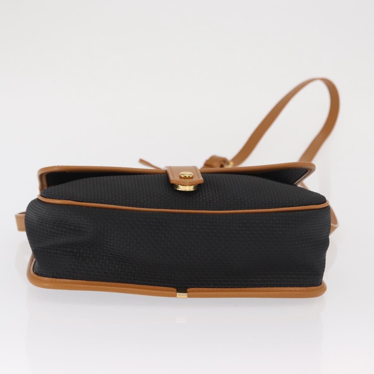 Saint Laurent Vintage Shoulder Bag Canvas, BLACK, CANVAS, Shoulder bag