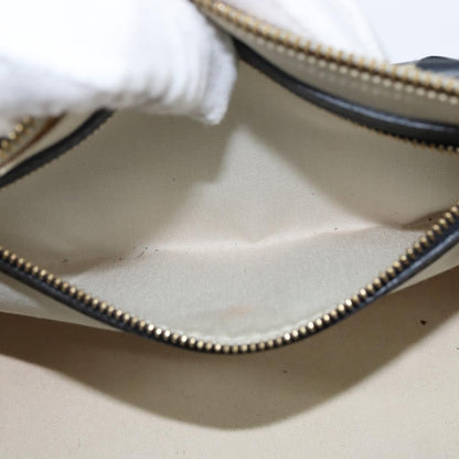 Louis Vuitton Alma Handbag Mini Lin, BLUE, CANVAS, Handbag