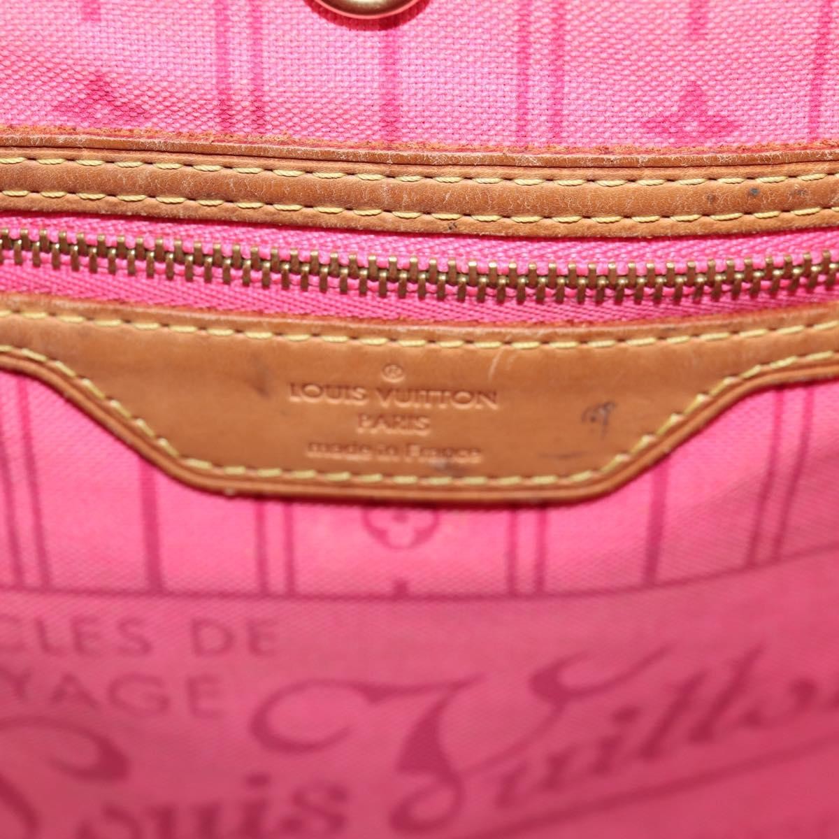 Louis Vuitton Neverfull NM Tote Limited edition printed canvas, BROWN, CANVAS, Tote bag