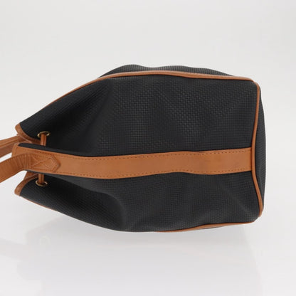 Saint Laurent Vintage Shoulder Bag Canvas, BLACK, CANVAS, Shoulder bag