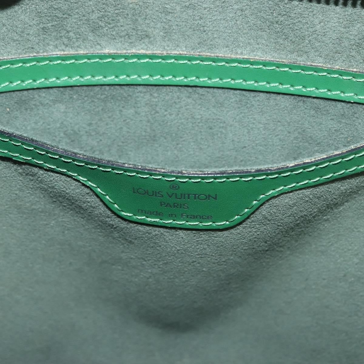 Louis Vuitton Saint Jacques Handbag Epi Leather, GREEN, LEATHER, Tote bag