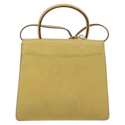 Loewe Barcelona Shoulder Bag Leather, YELLOW, LEATHER, Shoulder bag