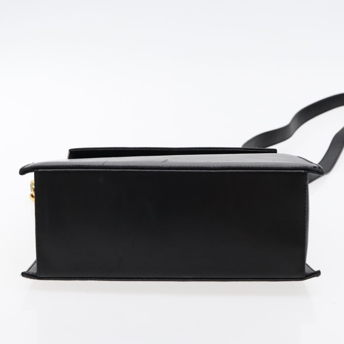 Salvatore Ferragamo Vintage Shoulder Bag Leather, BLACK, LEATHER, Shoulder bag