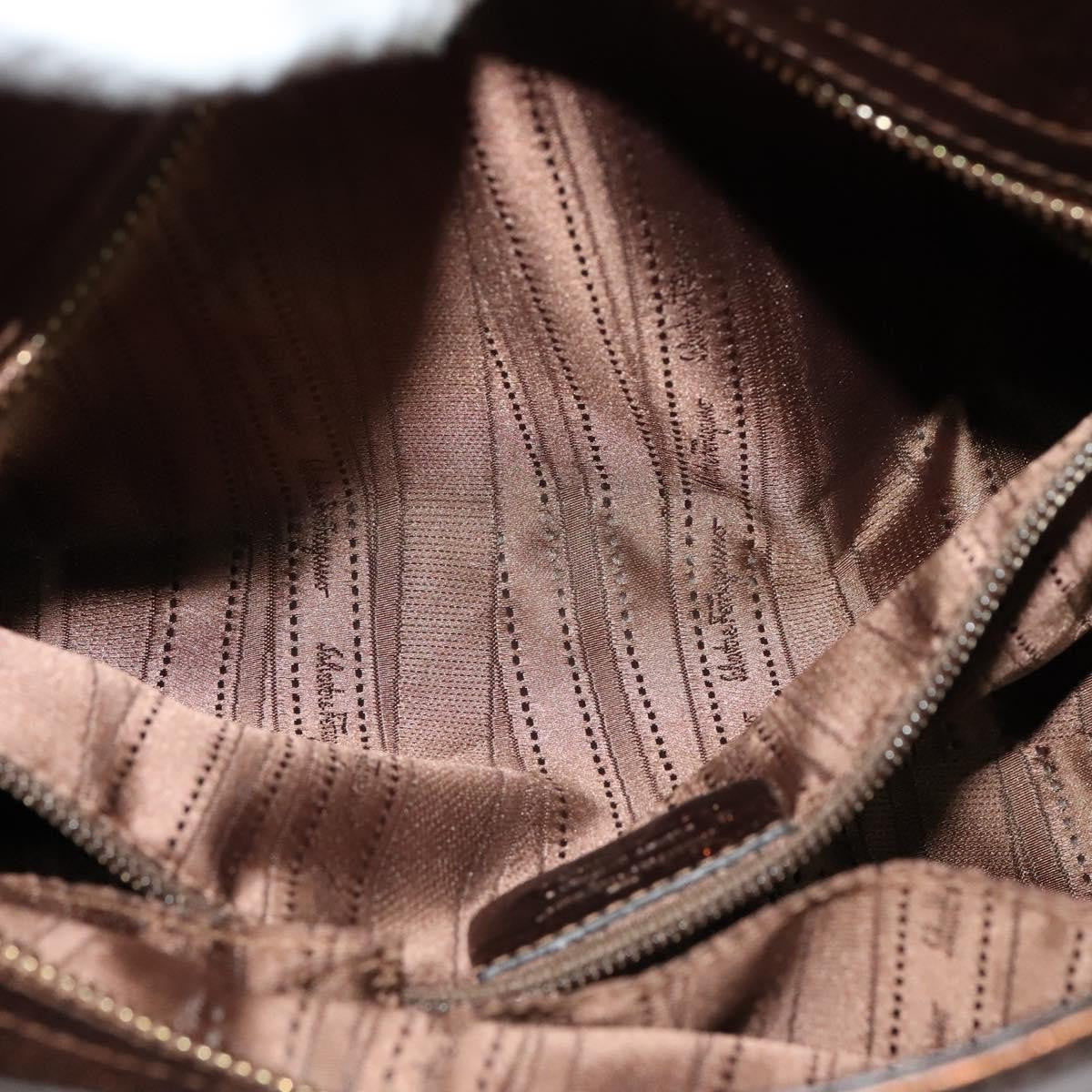 Salvatore Ferragamo Sofia Satchel Leather, GOLD, LEATHER, Handbag