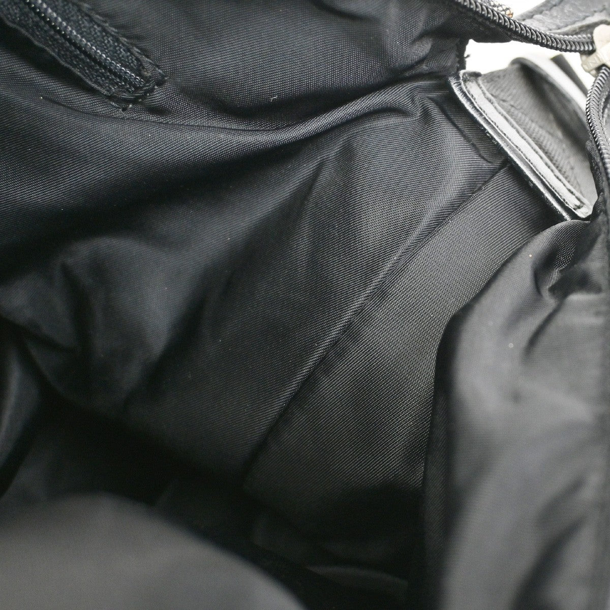 Christian Dior Vintage Trotter Messenger Bag Diorissimo Canvas, BLACK, CANVAS, Shoulder bag