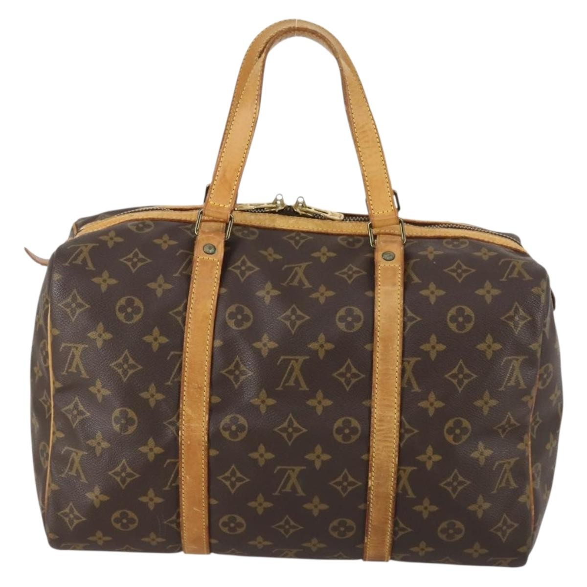 Louis Vuitton Sac Souple Handbag Monogram Canvas, BROWN, CANVAS, Travel bag