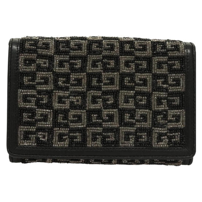 Givenchy GV3 Wallet Leather, BLACK, BEADS, Wallets