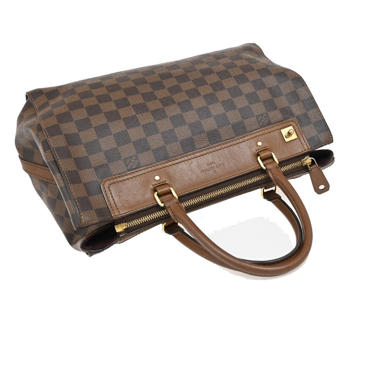 Louis Vuitton Greenwich Bag Damier, BROWN, CANVAS, Bag