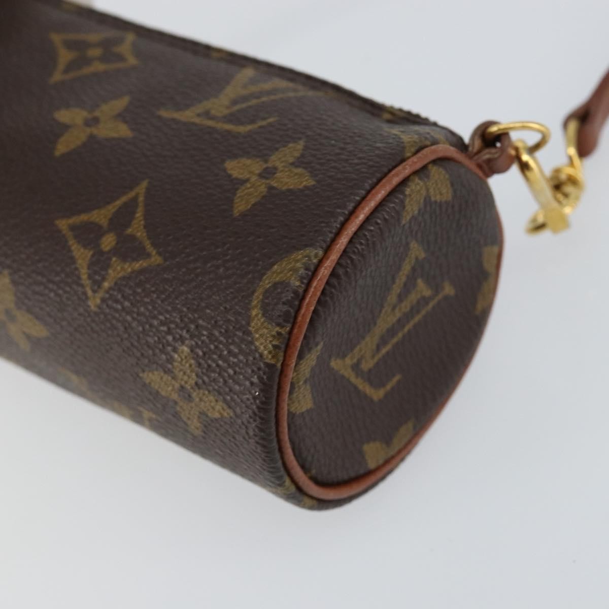 Louis Vuitton Papillon Pochette Monogram Canvas, BROWN, CANVAS, Clutche & pouche