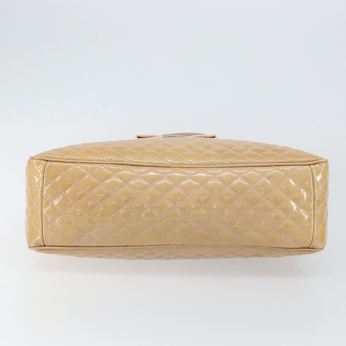 Salvatore Ferragamo Vala Handbag Patent leather, BEIGE, PATENT_LEATHER, Handbag