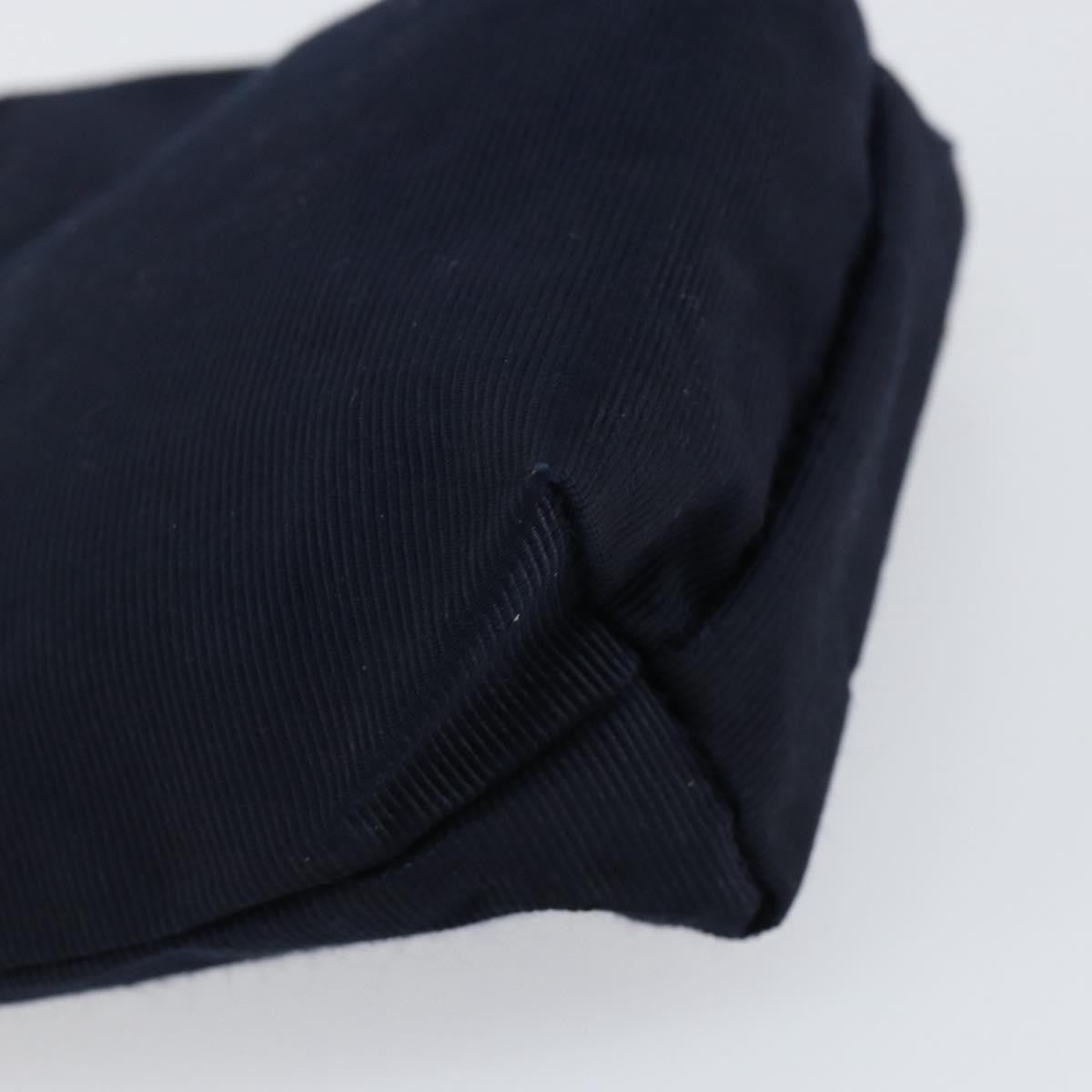 Celine Circle Logo Pouch Nylon, NAVY, NYLON, Clutche & pouche