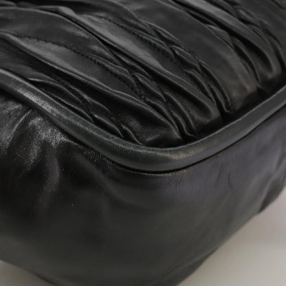 Bally Vintage Shoulder Bag Leather, BLACK, LEATHER, Shoulder bag