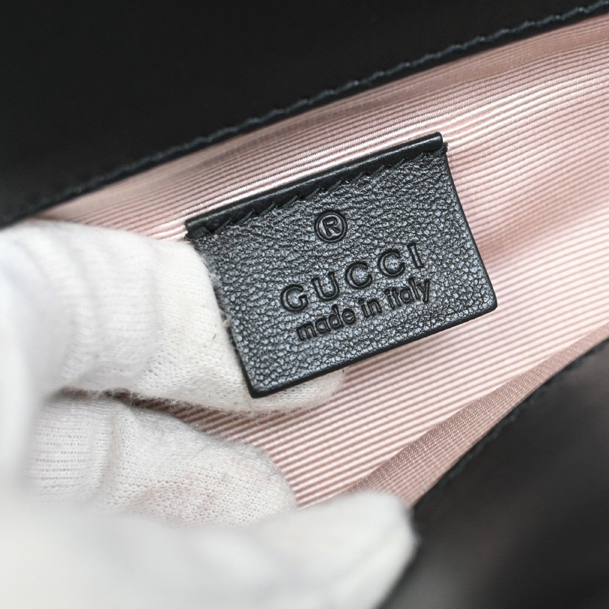 Gucci Linea Matisse Interlocking G Top Handle Tote Leather, BLACK, LEATHER, Tote bag