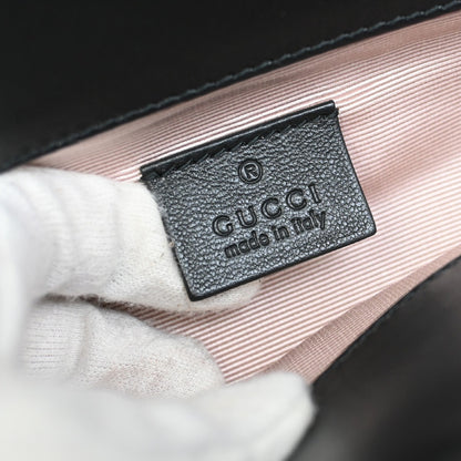 Gucci Linea Matisse Interlocking G Top Handle Tote Leather, BLACK, LEATHER, Tote bag