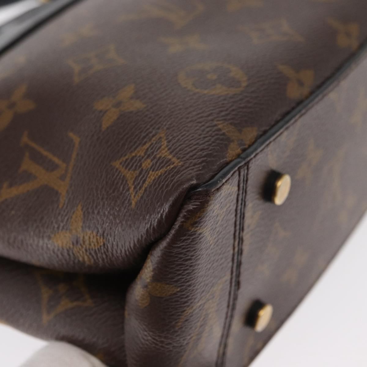 Louis Vuitton One Handle Flap Bag Monogram Canvas and Leather, BROWN, CANVAS, Handbag
