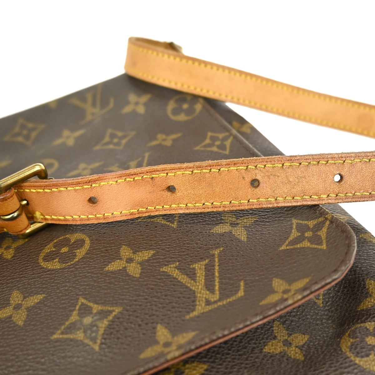 Louis Vuitton Musette Salsa Handbag Monogram Canvas, BROWN, CANVAS, Shoulder bag
