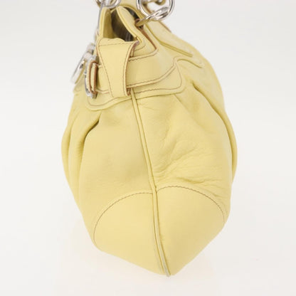 Salvatore Ferragamo Marisa Satchel Leather, YELLOW, LEATHER, Tote bag