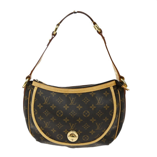 Louis Vuitton Tulum Handbag Monogram Canvas, BROWN, CANVAS, Shoulder bag